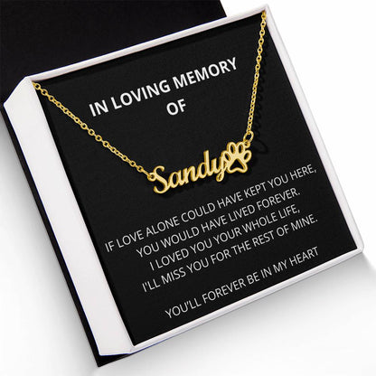 Personalized Pet Memorial Necklace